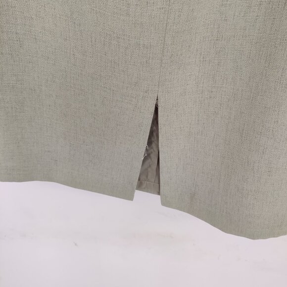 Designs Conrad C Women's Skirt Size 8 Gray Lined Y2K Business Casual Minimalist - Picture 5 of 10
